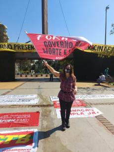 Dia Nacional de Luta- A Educao precisa Resistir- Praa Bandeira em Belo Horizonte